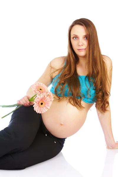 妊娠中の女の子 — ストック写真