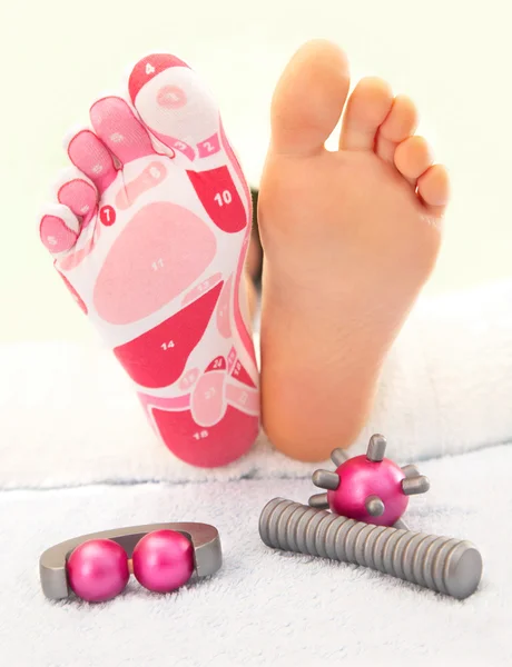 Massage av fötter — Stockfoto