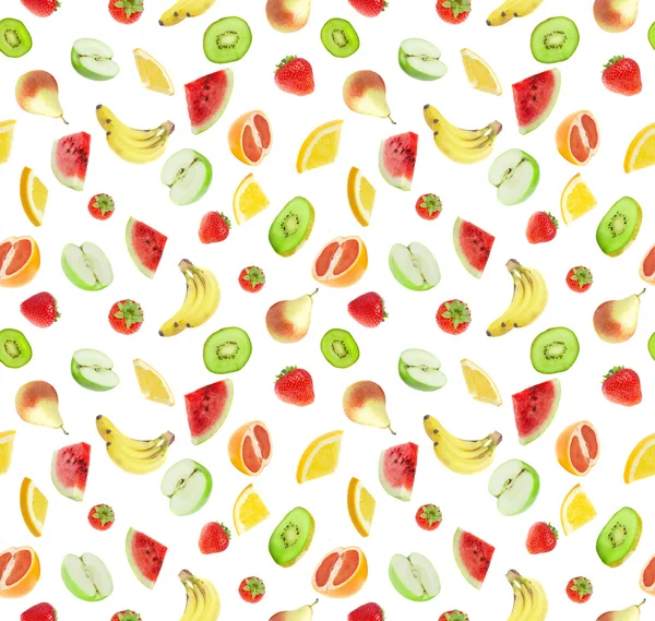 stock image Fruits - seamless background