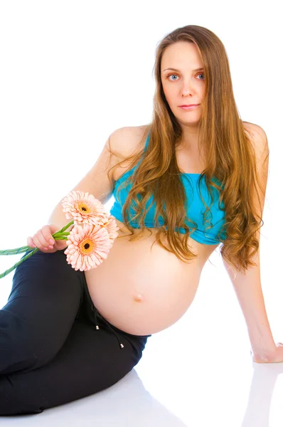 妊娠中の女の子 — ストック写真