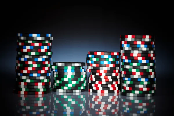 赌博筹码 — 图库照片