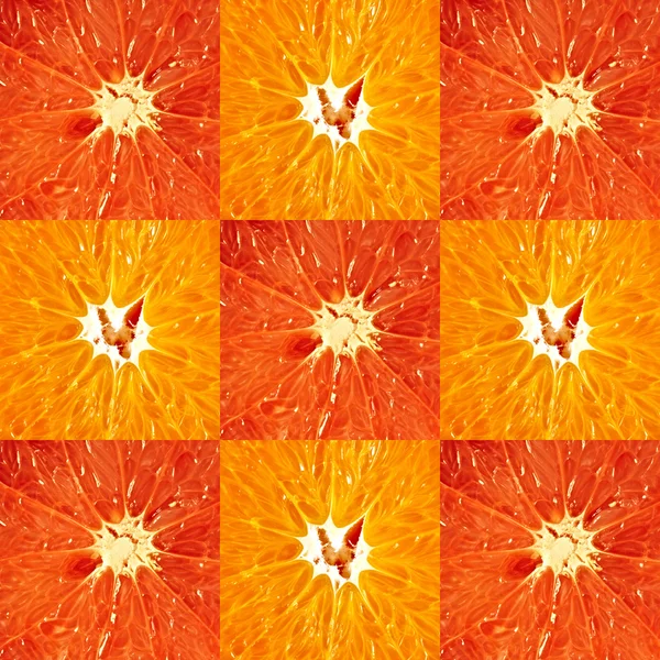 Grapefruit a pomeranč — Stock fotografie