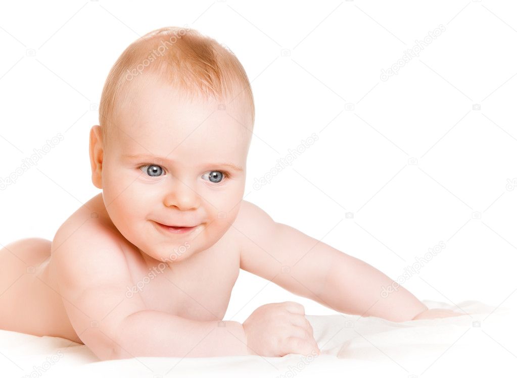Six-month-old baby — Stock Photo © cookelma #1204081