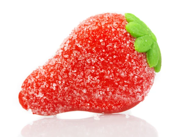 Sweets marzipan. In the form of strawber — Stock Photo, Image