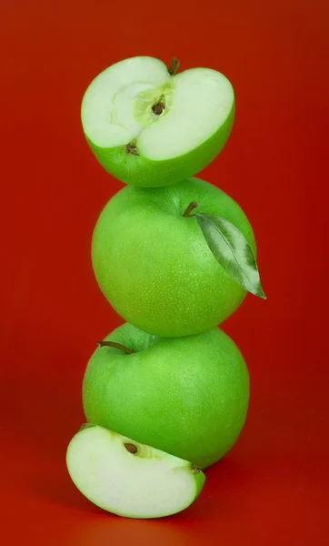 Maçãs verdes — Fotografia de Stock