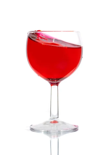 Full beaker of wine — Stock Photo, Image