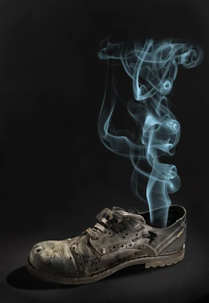 Staré fragmentární boot — Stock fotografie
