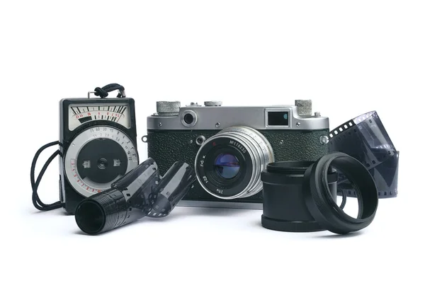 Old camera - 1950-1960 years — Stock Photo, Image