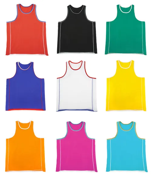 Camisa desportiva multicolorida ... — Fotografia de Stock