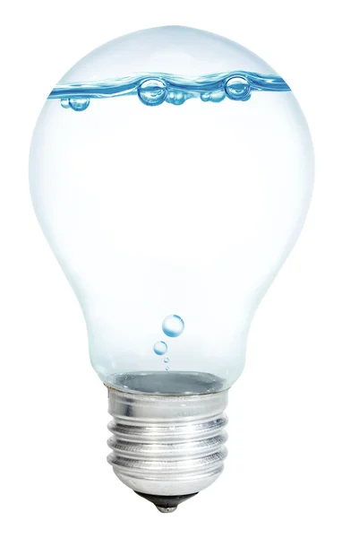 Light bulb on a white background — Stock Photo, Image