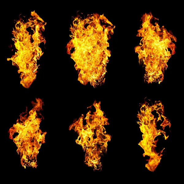 炎は六つの言語 — ストック写真