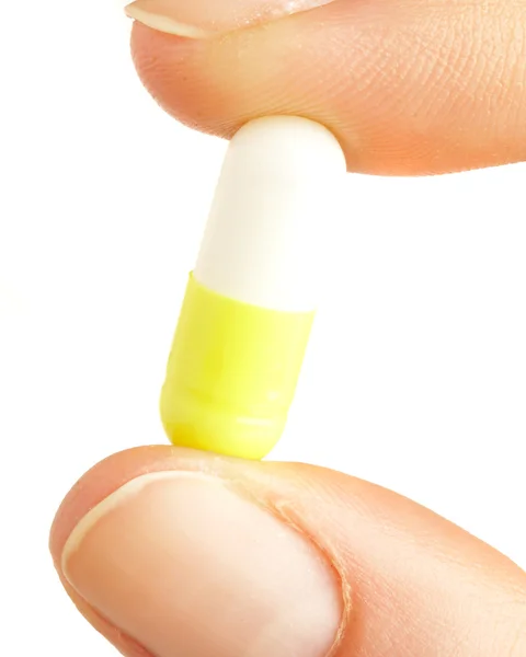 Tablet met een geneeskunde — Stockfoto