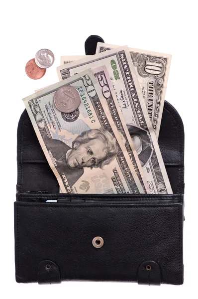 stock image Purse with money