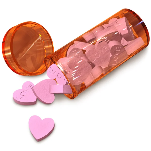 Szerelem tabletták — Stock Fotó