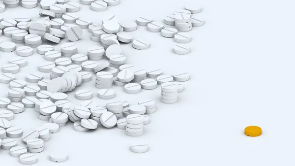 Zestaw tabletek — Zdjęcie stockowe