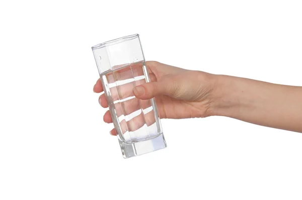 Glas med vand - Stock-foto