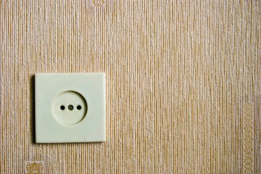 Electric wall plug clipart