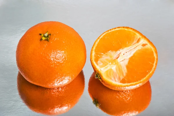 オレンジ色のマンダリンのクレメンタイン レティキュラータ ta — ストック写真
