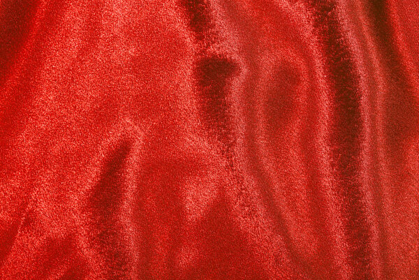 Red silk wavy texture abstract background
