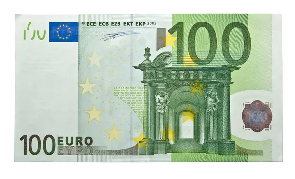 100 евро — стоковое фото