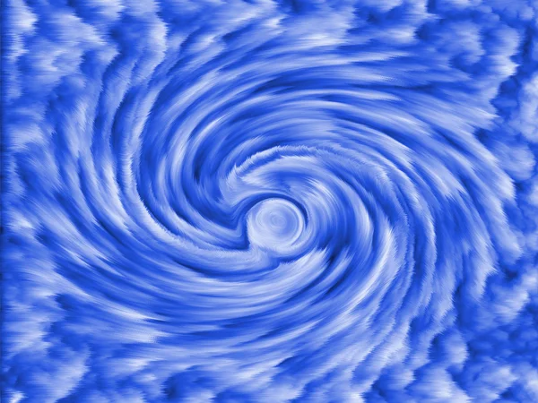 Abstract blue twirl — Stock Photo, Image