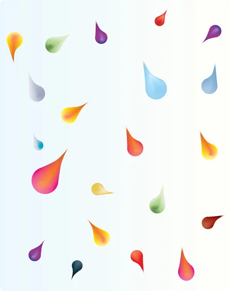 Colored drops background. — Stock Vector