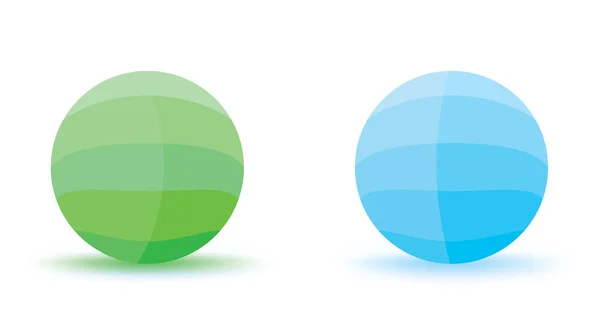 stock vector 3d orbs for web.