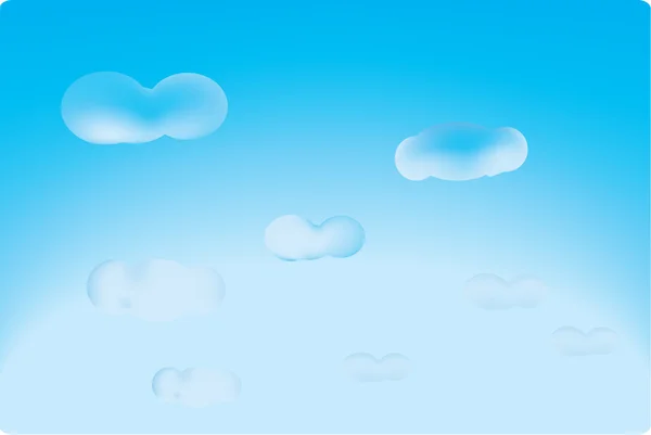 stock vector Sky with clouds