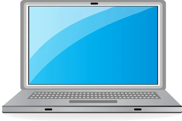 Icona del computer portatile vettoriale . — Vettoriale Stock