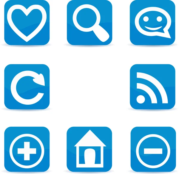 Set di icone per il web . — Vettoriale Stock
