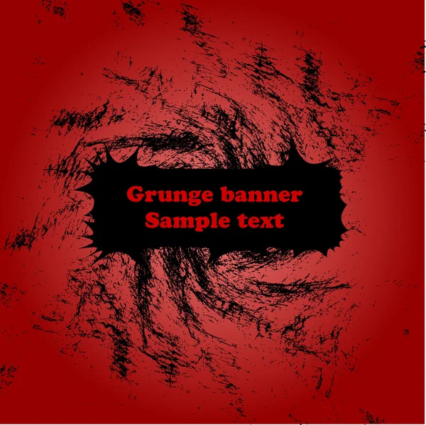 Grunge Banner Przewodniczący. — Wektor stockowy