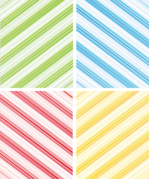 Set of striped backgrounds. — Stock Vector
