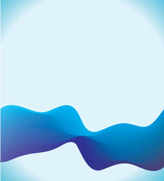 Fond vagues bleues . — Image vectorielle
