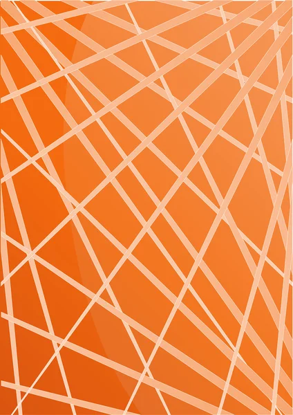 オレンジ色の縞模様の背景. — ストックベクタ