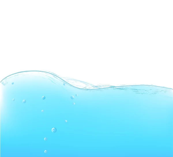 Pureté vague d'eau . — Image vectorielle