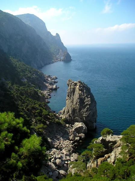 La costa hermosa de la Crimea —  Fotos de Stock