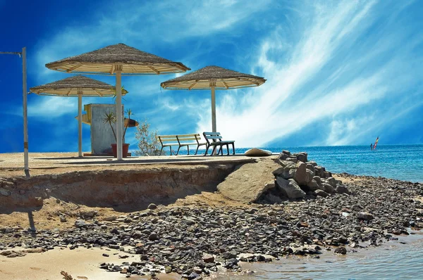 Bay i Röda havet. — Stockfoto