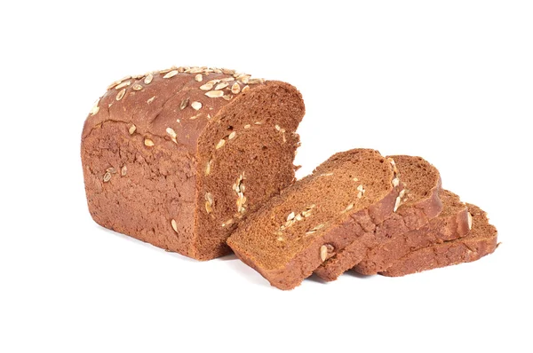 Brood vol met zaden op een witte CHTERGRO — Stockfoto