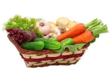 Vegetable isolated on a whiteground. clipart