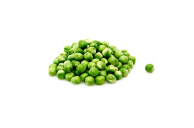 Green peas isolated on a whiteground. clipart