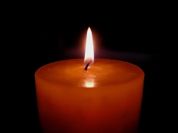 Fiamma di candela (II ). — Foto Stock