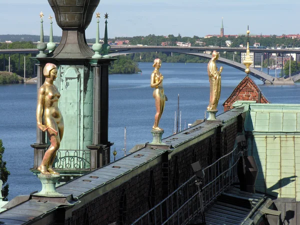 Câmara Municipal de Estocolmo . Imagens Royalty-Free