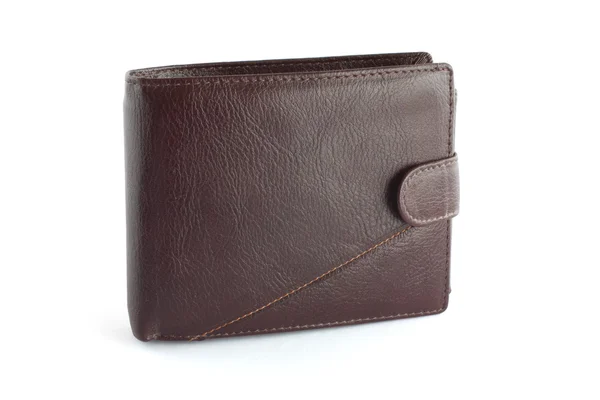 Brown leather wallet 2 — Stock Photo, Image