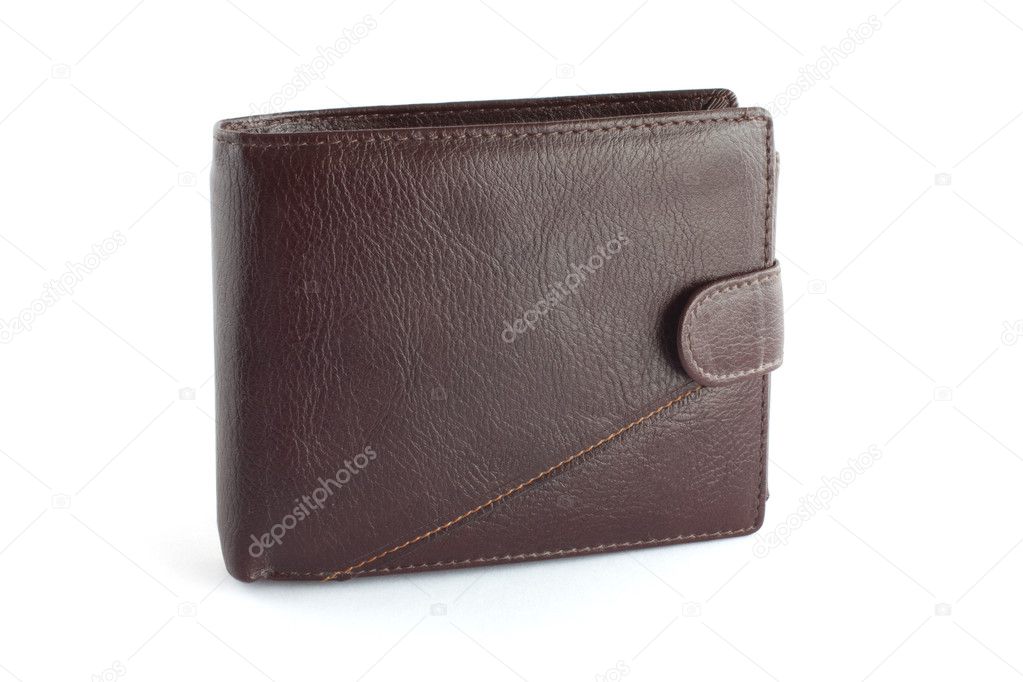 Brown leather wallet 2