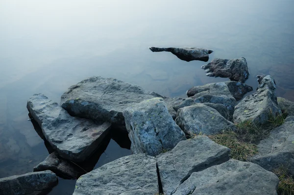 stock image Stone are in water