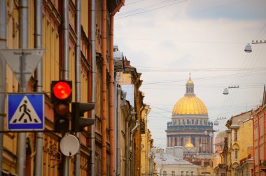 Isaac cathedral in St Petersburg clipart