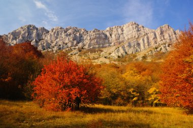 Autumn in the Mountains clipart