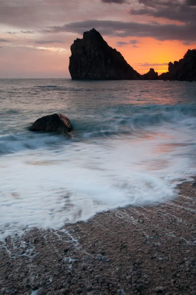 Stock image Sunset at sea