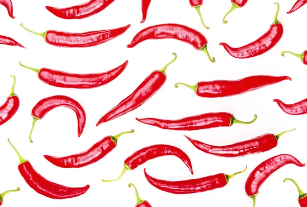 Achtergrond van de rode chili peper — Stockfoto