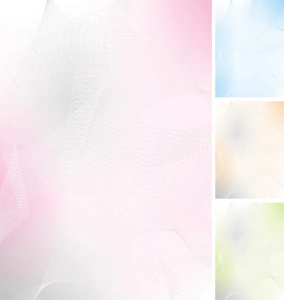 Pastel backgrounds — Stock Vector